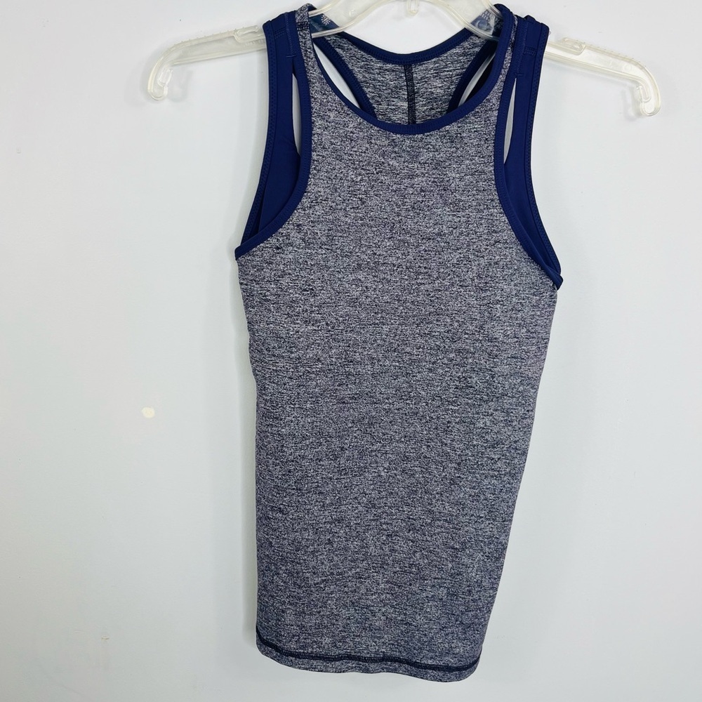 Lululemon Size 4 Heather Purple Racer Back Tank Top TTB